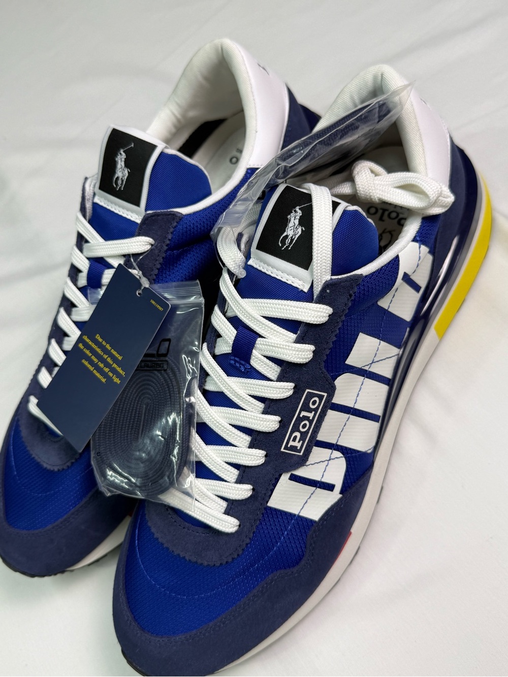 Polo Ralph Lauren Men's Multi Train 89 Logo Lace-up Sneakers, Size 13 D